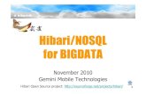 Hibari presentation at NOSQL AFTERNOON in JAPAN on Nov 1,2010