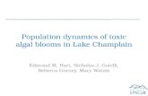 Population dynamics of toxic algal blooms in Lake Champlain