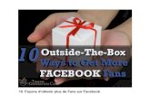 10 Manières d'obtenir plus de fans sur facebook