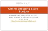 Online Shopping Store - Bonjour