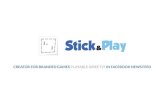 Stick and Play: create your own game and share it directly in Facebook News Feed