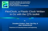 FlexClock, a Plastic Clock Written in Oz with the QTk toolkit