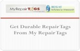 Get Durable Repair Tags From My Repair Tags