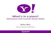 What's in a place? Adventures with Location-Aware Media
