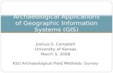 Archaeological Applications of Geographic Information Systems (GIS)
