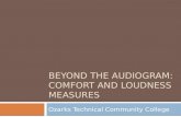 Comfort and loudness measures