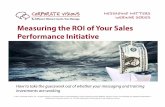 Measuring the ROI of Your Sales Performance Initiative (Messaging Matters webinar series)