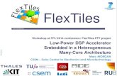 FPL'2014 - FlexTiles Workshop - 3 - FlexTiles DSP Accelerators