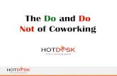 The Do and Do Not of Coworking