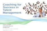 Coaching for Success in Talent Management