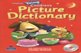 Young children picture dictionary red