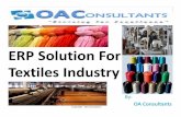 Textile industry   oac solution - 20130416