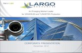 Largo Corporate Presentation, December 2012
