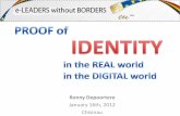 Proof of identity in the real and virtual worlds