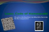 Laws Code of Hammurabi
