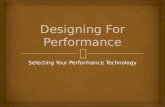 Designing for performance