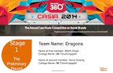 Casia 2014 preliminary round 1-social media