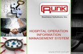 RLINK's Hospital Operation Information Management System (HOIMS)