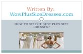 How to select best plus size dresses