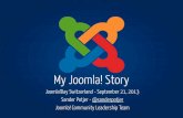 My Joomla Story - Joomla!Day Switzerland 2013