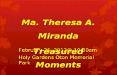 Ma. theresa a. miranda treasured moments at holy gardens oton memorial park