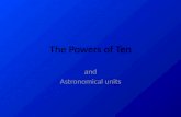 Ch 1 -the powers of ten