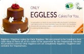 Only Eggless, London - Egg Free Delicious Cake Shop