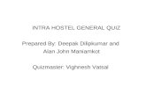 hostel 2 intra quiz IIT Bombay