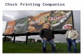 Check printing companies