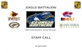 Staff Call Slides 20 April