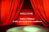 Frailty as a long term condition