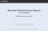 Monthly Performance Report July 2012