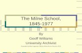 The Milne School: 1845-1977