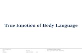 True emotion of body language