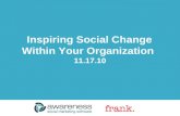 Inspiring Social Change Within Organizations
