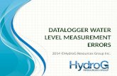 Datalogger error introductory course