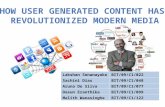 How user generated content has revolutionized modern media