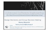 Architecture Design Decisions and Group Decision Making