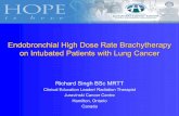 Endobronchial High Dose Rate Brachytherapy