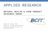 BCIT Applied Research Group NRG
