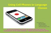 Using Cell Phones in Language Classes