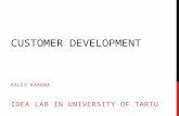 Kaarna   idea lab - customer development 2014