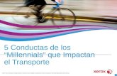 (ES) Presentación: 5 Conductas de los “Millennials” que Impactan el Transporte
