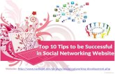 Top 10 Tips to be Successful in Social Networking website