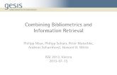Combining Bibliometrics and Information Retrieval