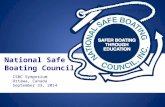 NSBC: Update at 2014 Canadian Safe Boating Council Symposium