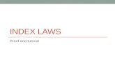 Index laws ppt
