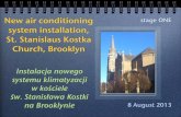 August'13 - New A/C installation in St. Stanislaus Kostka Church, Brooklyn