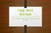 About Camp Walt Whitman