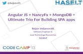 AngularJS + NancyFx + MongoDB = The best trio for ultimate SPA by Bojan Veljanovski